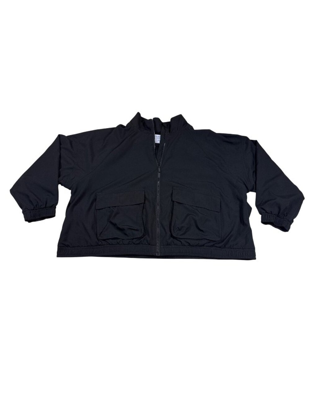 Old Navy Active StretchTech Black Jacket 3X Quick Dry Polyester Zip (R562)